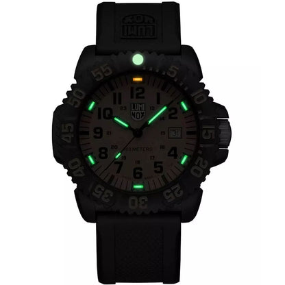 Luminox Men’s Black Resin Sport Watch with Orange Dial