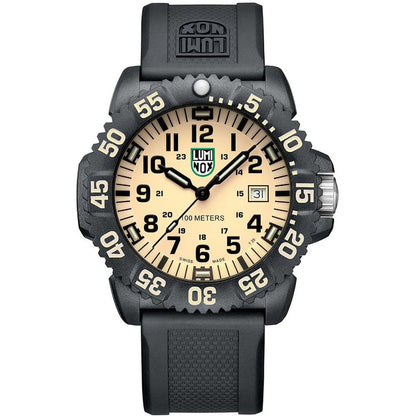 Luminox Men's Black Resin Sport Watch with Yellow Dial