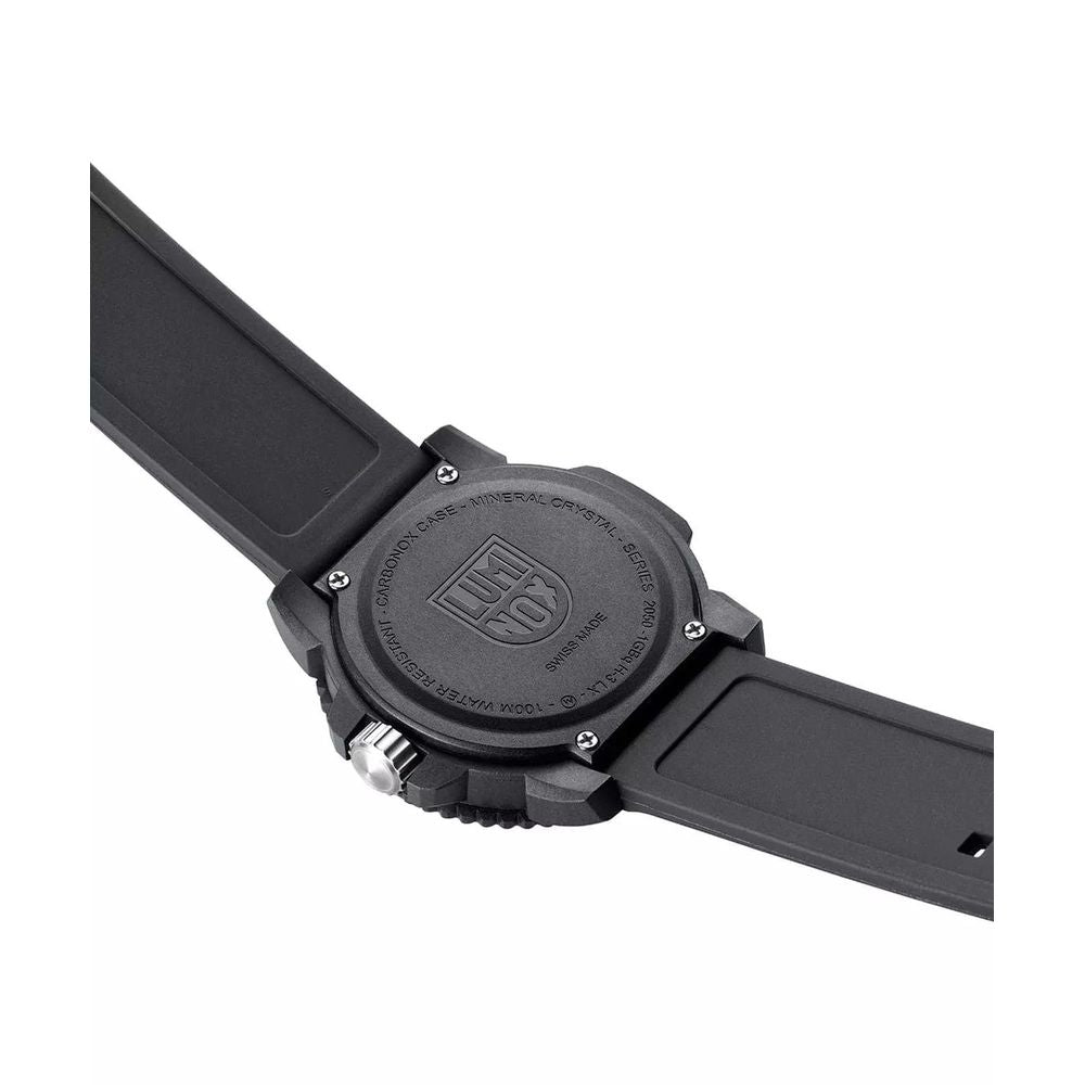 Luminox Men’s Black Resin Sport Watch with Orange Dial