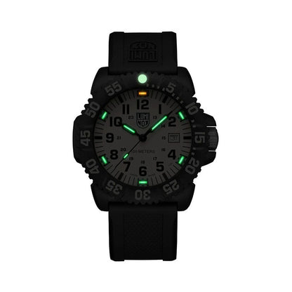 Luminox Men's Black Resin Sport Watch with Yellow Dial