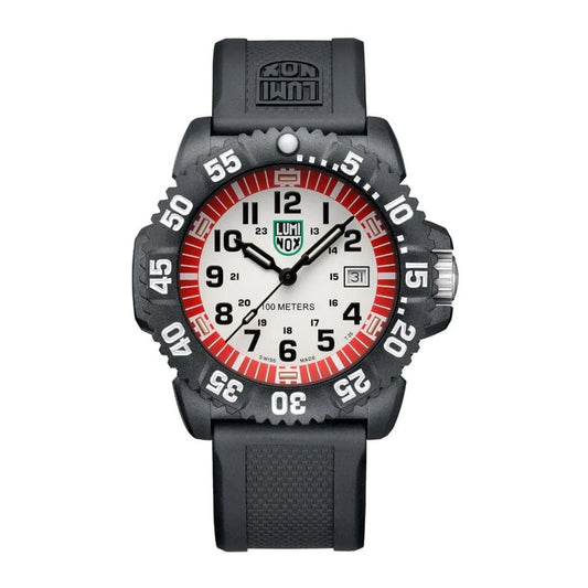 Luminox Black Resin Sport Watch for Men with Quartz Movement