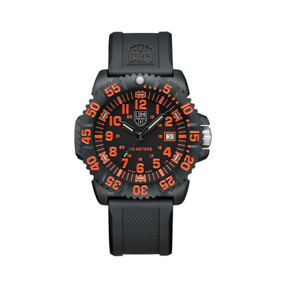 Luminox Black Resin Sport Watch for Men - 10ATM Water Resistant