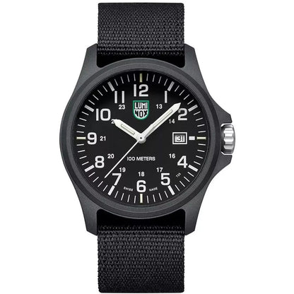 Luminox Men's Black Nylon Sport Watch with Swiss Movement