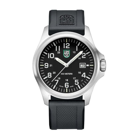 Luminox Men's Black Resin Watch with Swiss Quartz Movement