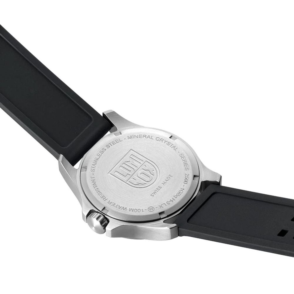 Luminox Men's Black Resin Watch with Swiss Quartz Movement