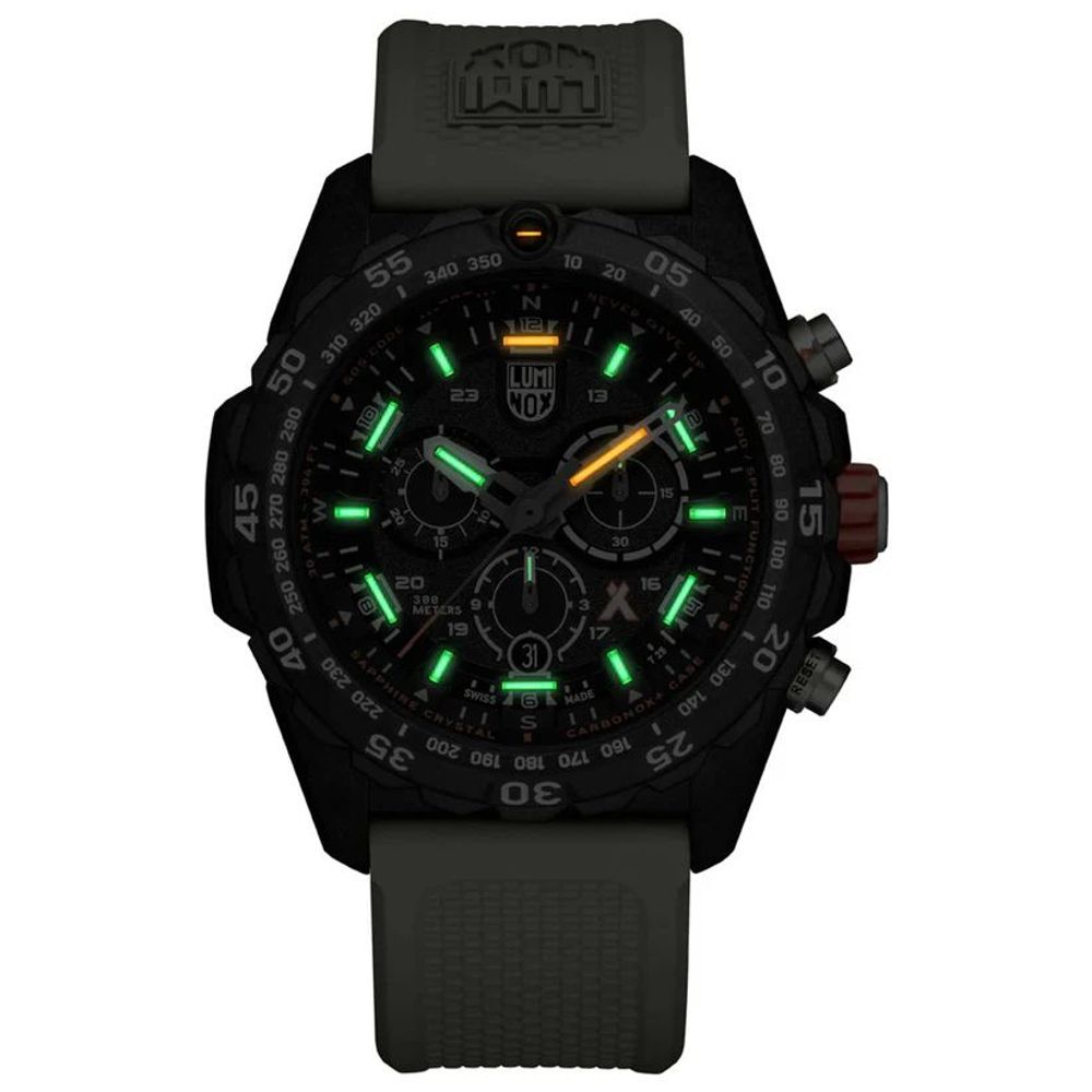 Luminox Men's Beige Resin Sport Watch with Chronograph
