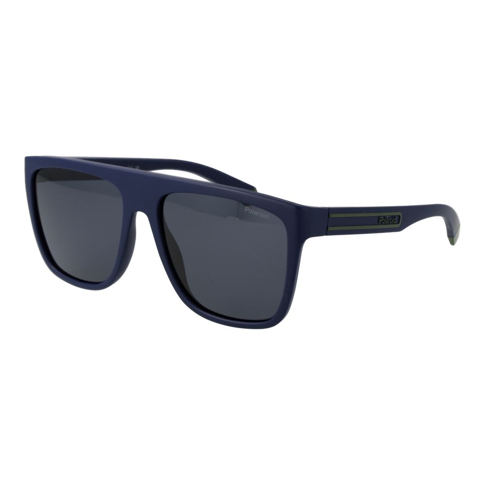 Polaroid Men's Sunglasses – Blue Polycarbonate Frame, Polarized Lenses