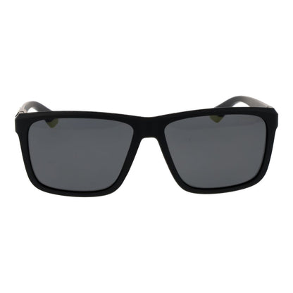 Polaroid Men’s Sunglasses – Black Polycarbonate Frame, Grey Polarized Lenses