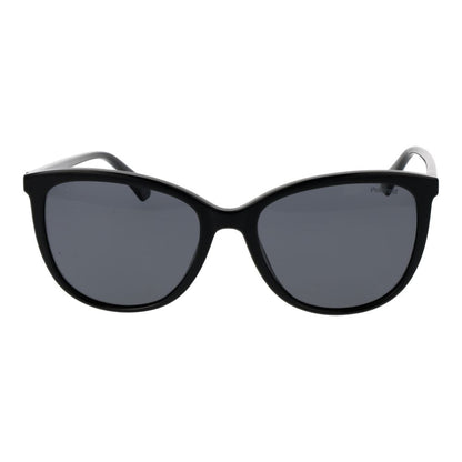 Polaroid Women's Sunglasses – Black Polycarbonate Frame, Polarized Grey Lenses