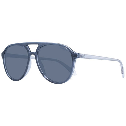 Polaroid Unisex Sunglasses – Grey Polycarbonate Frame, Polarized Lenses
