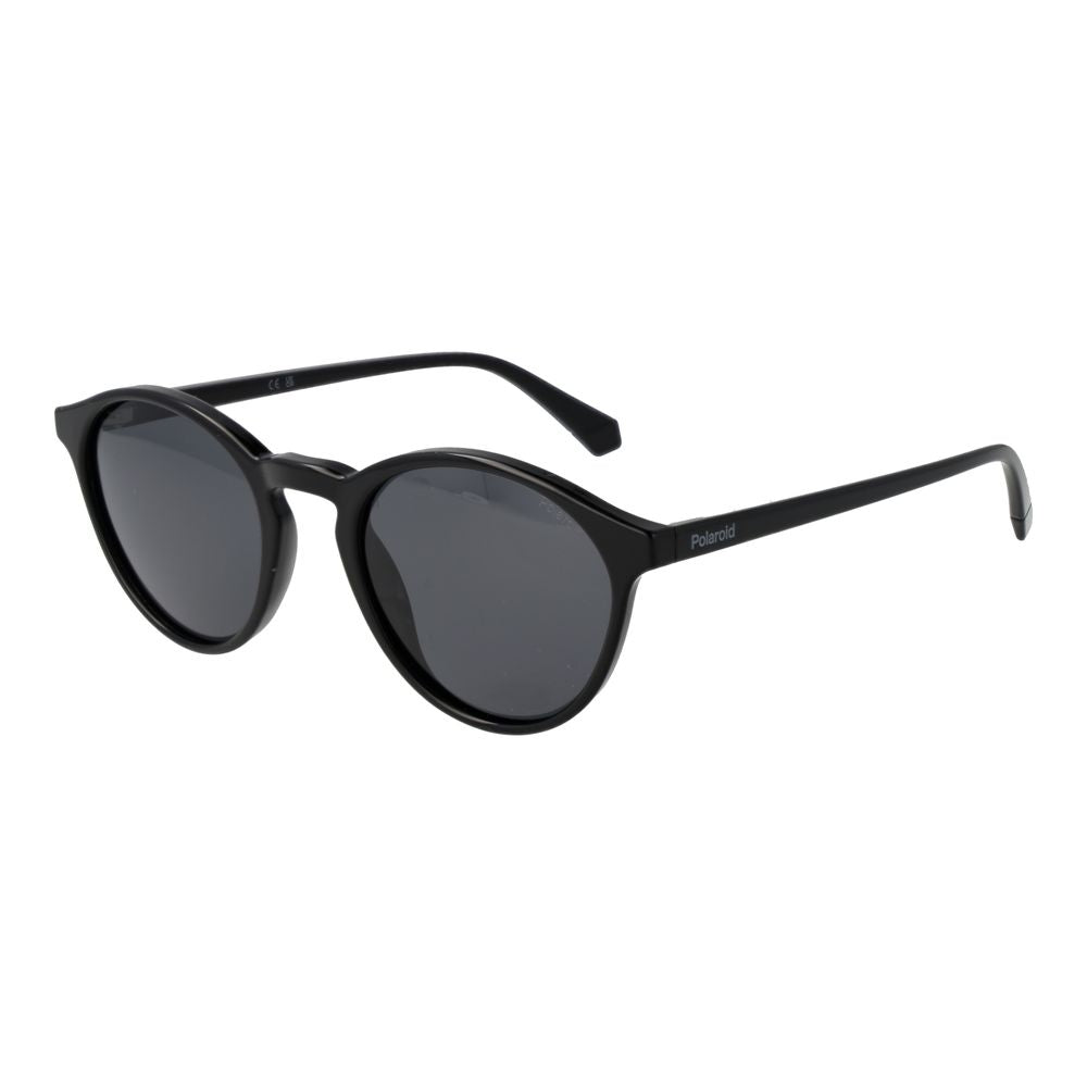 Polaroid Men’s Sunglasses – Black Polycarbonate Frame, Grey Polarized Lenses