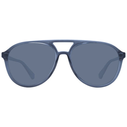 Polaroid Unisex Sunglasses – Grey Polycarbonate Frame, Polarized Lenses