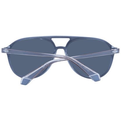 Polaroid Unisex Sunglasses – Grey Polycarbonate Frame, Polarized Lenses