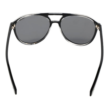 Polaroid Unisex Sunglasses – Black Polycarbonate Frame, Grey Polarised Lenses