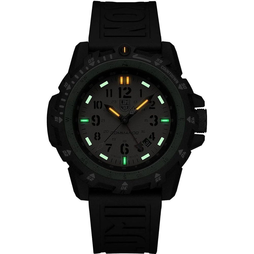 Luminox Men's Black Resin Sport Watch with Dual Time Function