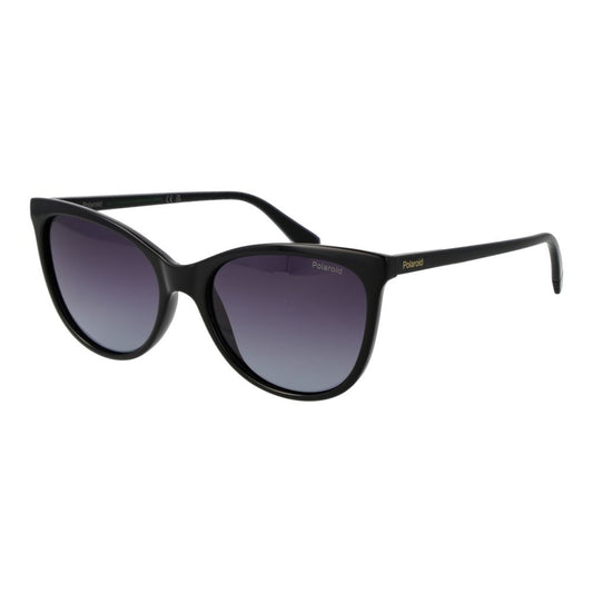 Polaroid Women’s Sunglasses – Black Polycarbonate Frame, Purple Polarized Lenses