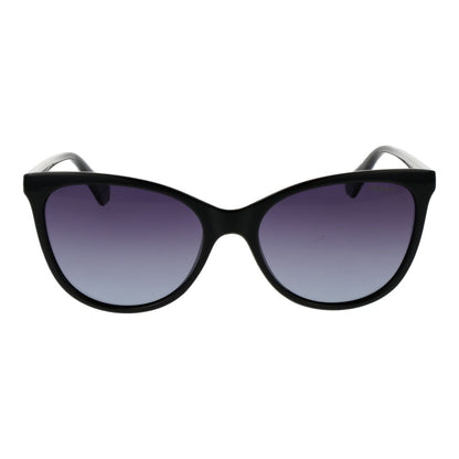 Polaroid Women’s Sunglasses – Black Polycarbonate Frame, Purple Polarized Lenses