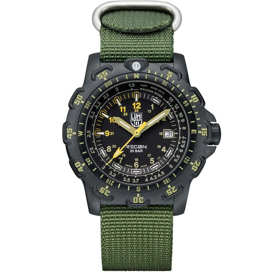 Luminox Men's Nylon Sport Watch, Green Strap, Bold Design
