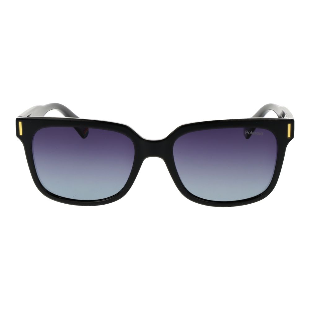 Polaroid Unisex Sunglasses – Black Polycarbonate Frame, Polarised Lenses