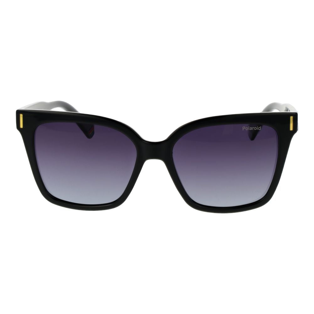 Polaroid Women's Sunglasses – Black Polycarbonate Frame, Grey Polarized Lenses