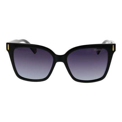 Polaroid Women's Sunglasses – Black Polycarbonate Frame, Grey Polarized Lenses