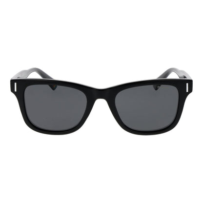 Polaroid Unisex Sunglasses – Black Polycarbonate Frame, Grey Polarised Lenses