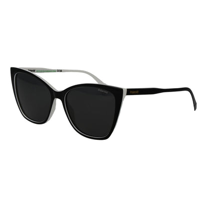 Polaroid Women's Sunglasses – Black Polycarbonate Frame, Grey Polarized Lenses