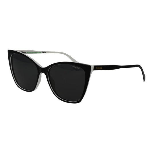 Polaroid Women's Sunglasses – Black Polycarbonate Frame, Grey Polarized Lenses