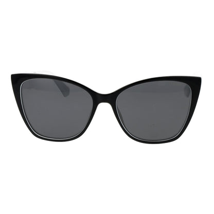 Polaroid Women's Sunglasses – Black Polycarbonate Frame, Grey Polarized Lenses