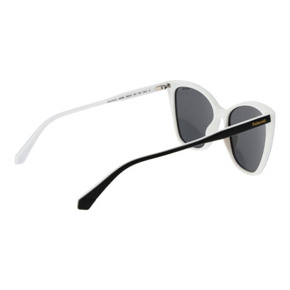 Polaroid Women's Sunglasses – Black Polycarbonate Frame, Grey Polarized Lenses