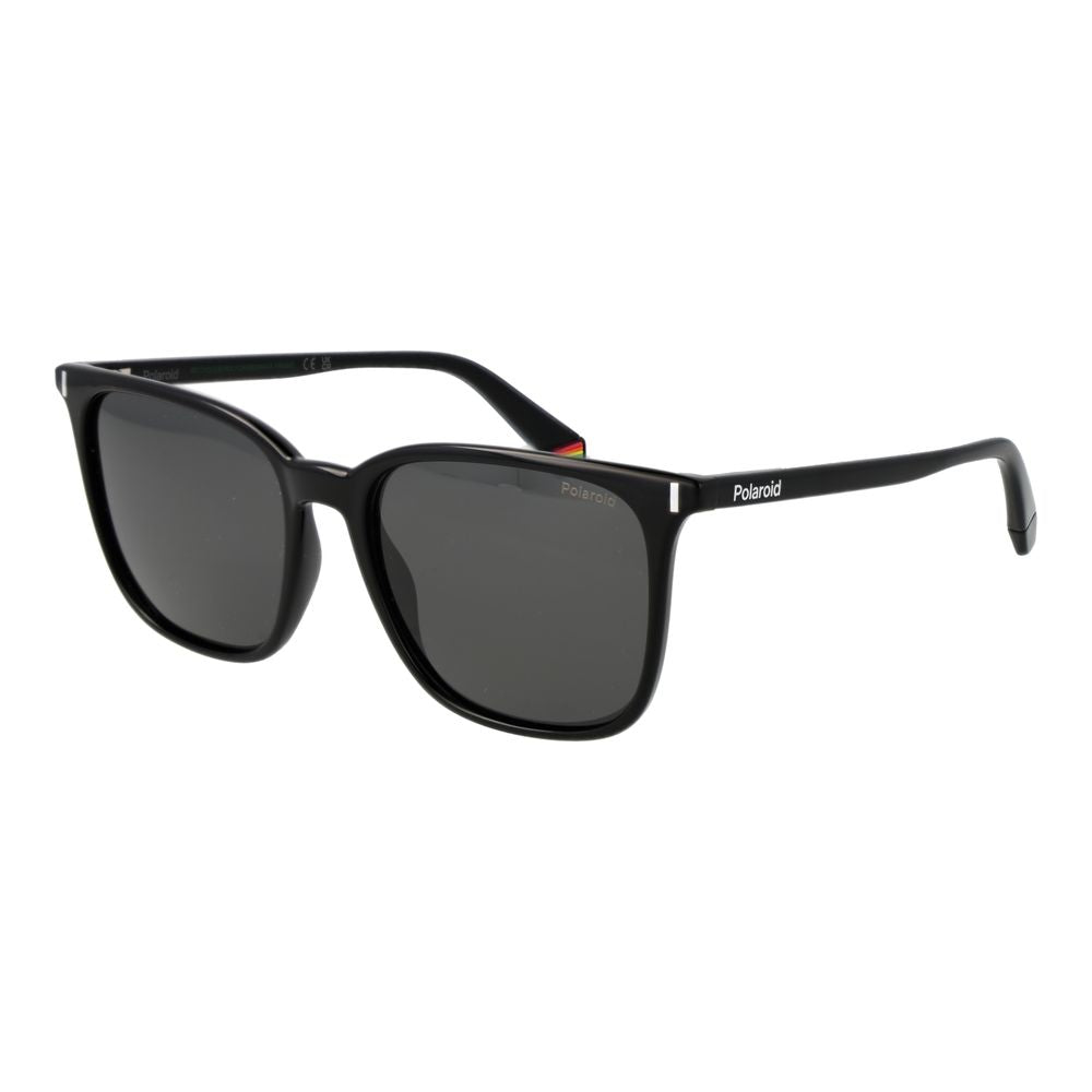 Polaroid Women's Sunglasses – Black Plastic Frame, Grey Polarised Lenses