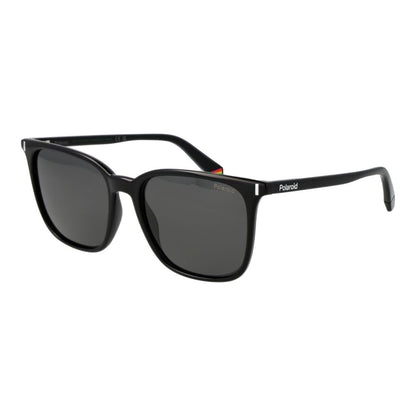 Polaroid Women's Sunglasses – Black Plastic Frame, Grey Polarised Lenses