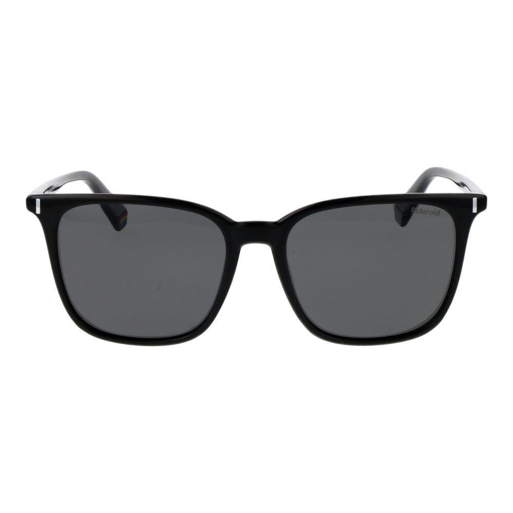 Polaroid Women's Sunglasses – Black Plastic Frame, Grey Polarised Lenses