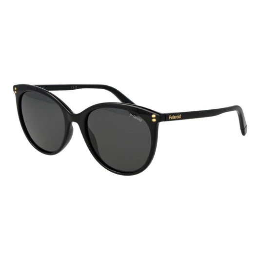 Polaroid Women’s Sunglasses – Black Polycarbonate Frame, Grey Polarized Lenses