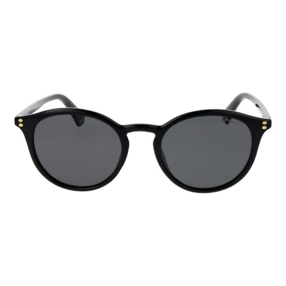 Polaroid Unisex Sunglasses – Black Polycarbonate Frame, Grey Polarised Lenses