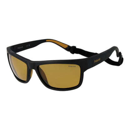 Polaroid Men's Sunglasses – Black Full-Rim Frame, Polarized Lenses