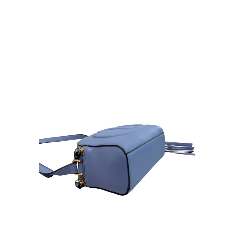 Twinset Blue PU Women Crossbody Bag