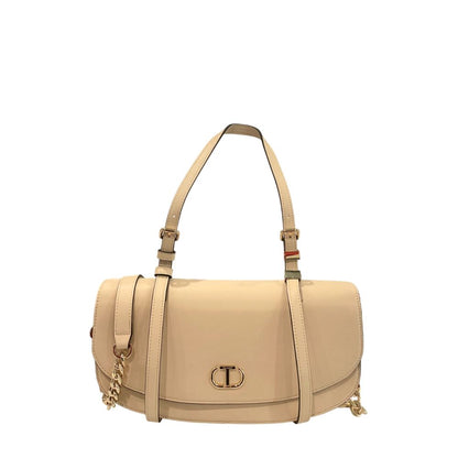 Twinset Yellow PU Women Crossbody Bag