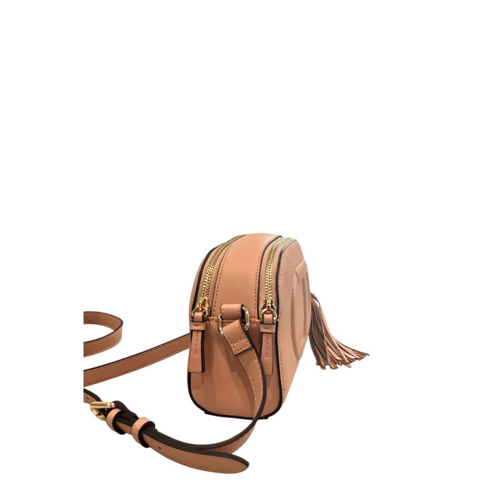 Twinset Pink Faux Leather Women Crossbody Bag