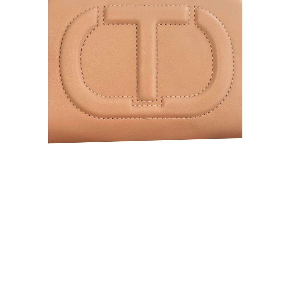 Twinset Pink Faux Leather Women Crossbody Bag