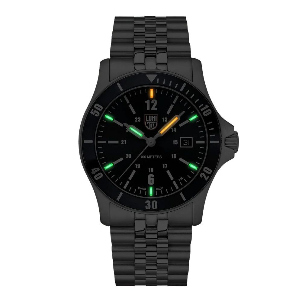 Luminox Men's Grey Stainless Steel Sport Watch with Timer