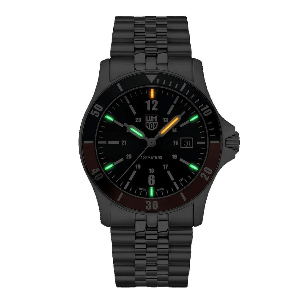 Luminox Men's Gray Stainless Steel Sport Watch with Timer