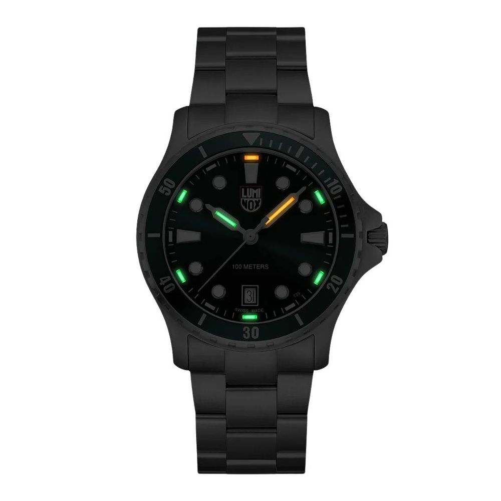 Luminox Men’s Gray Stainless Steel Sport Watch with Timer