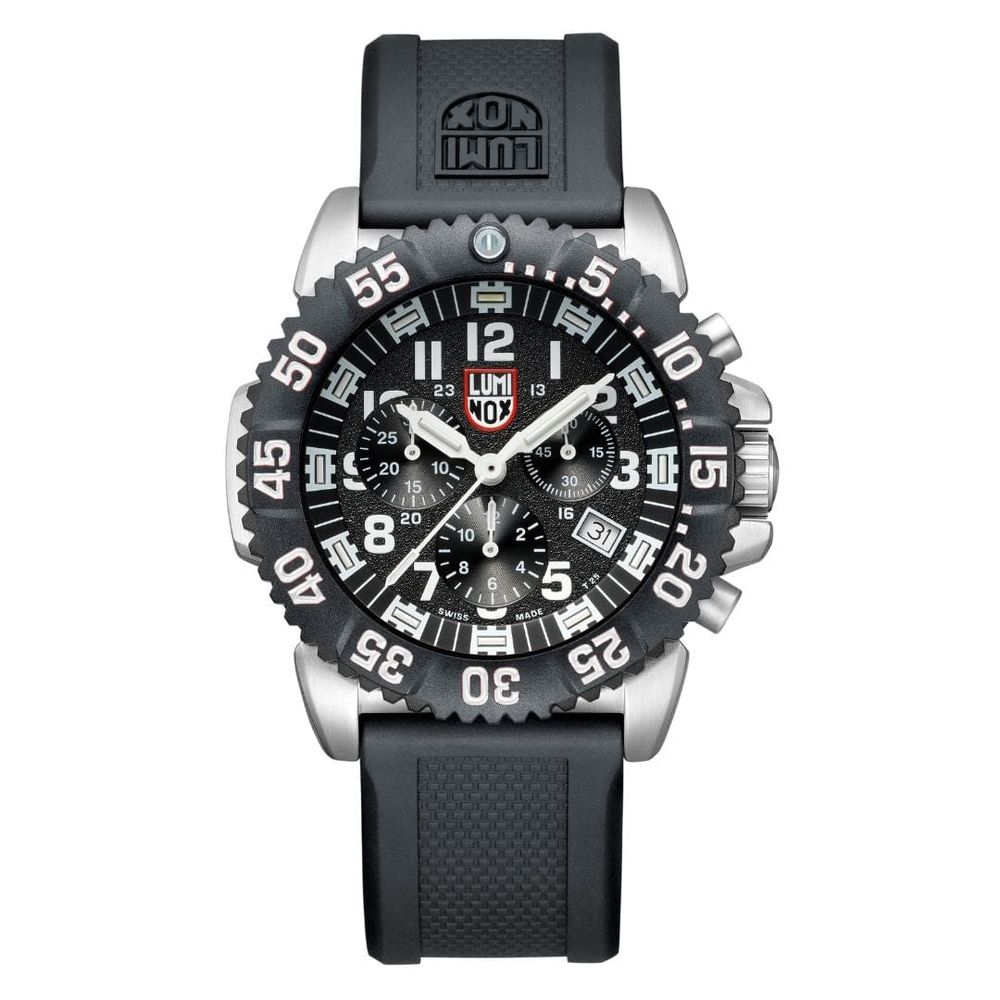 Luminox Men's Grey Rubber Sport Watch with Quartz Movement
