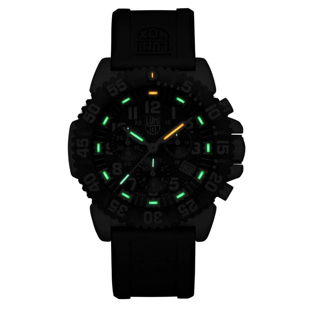 Luminox Men's Grey Rubber Sport Watch with Quartz Movement