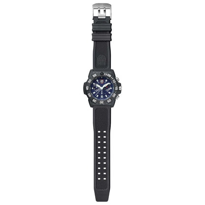 Luminox Men's Black Rubber Sport Watch with Blue Dial