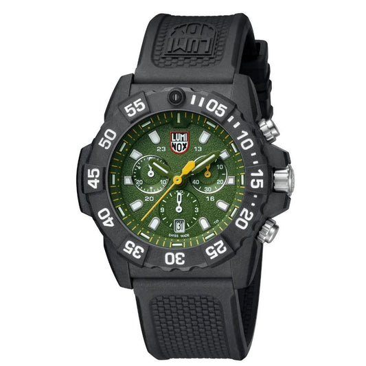 Luminox Men's Black Rubber Sport Watch with Luminosity