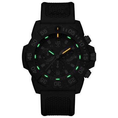 Luminox Men's Black Rubber Sport Watch with Luminosity