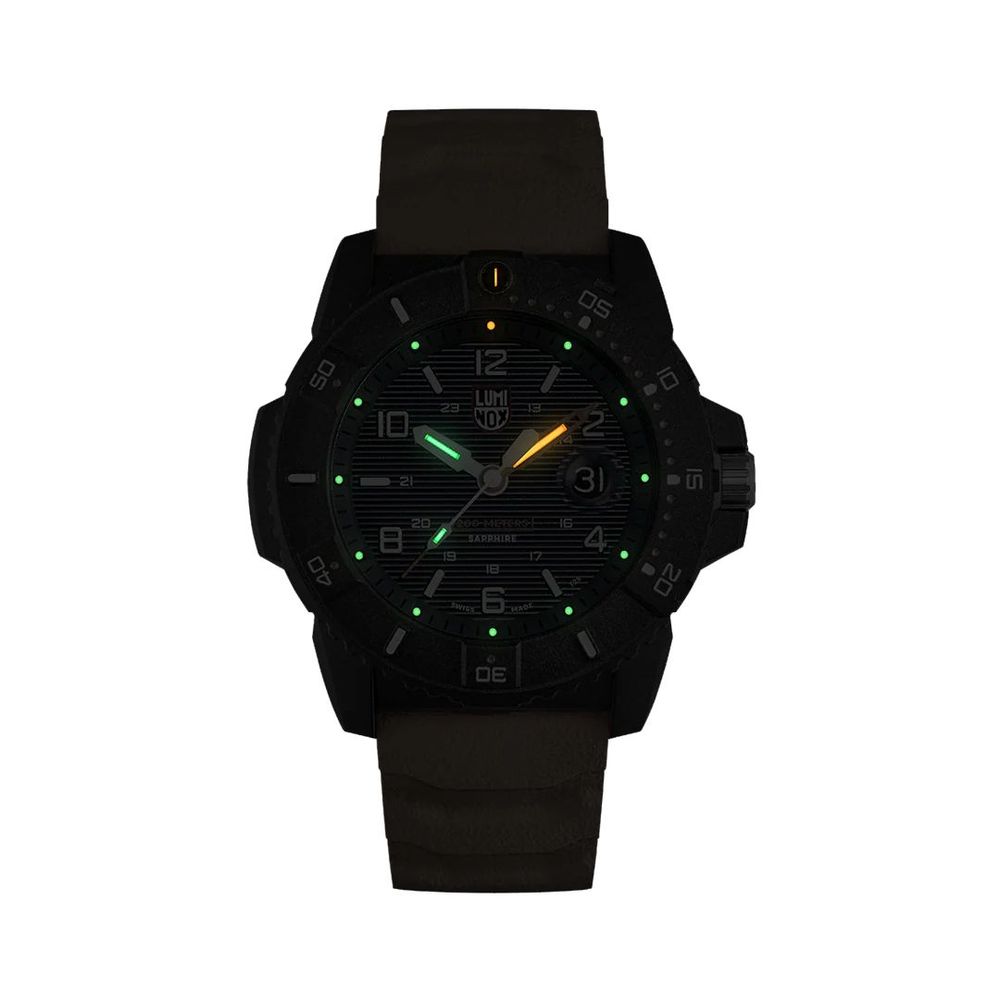 Luminox Orange Rubber Sport Watch