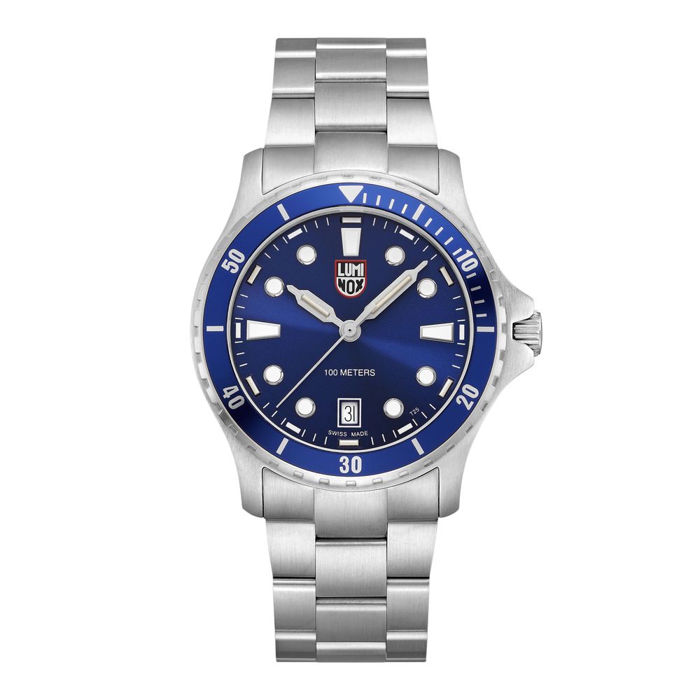 Luminox Men's Grey Stainless Steel Sport Watch with Timer